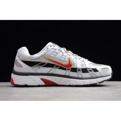 Nike P-6000 Beyaz / Altın / Kırmızı Spor Ayakkabı Türkiye - 63183DZQ